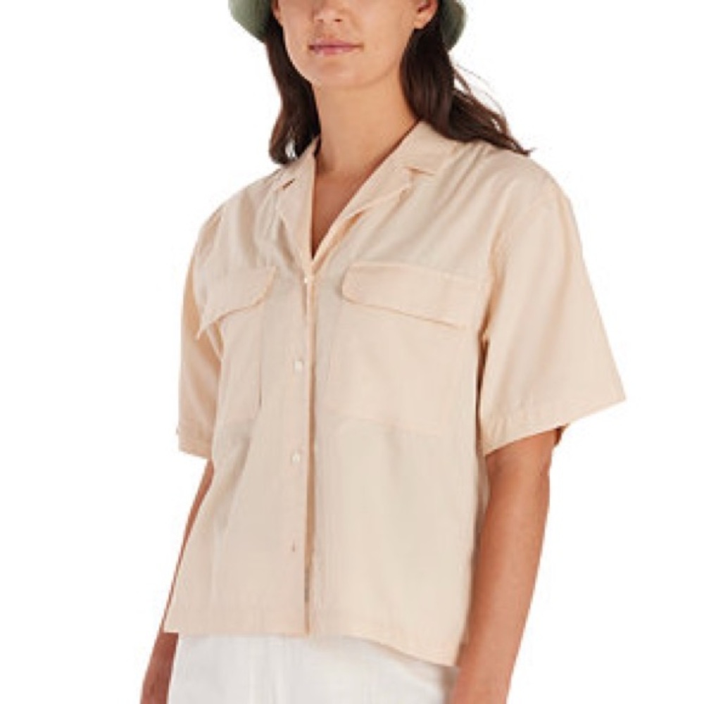 Marmot muir Relaxed Short-Sleeve Button Front camp shirt Large